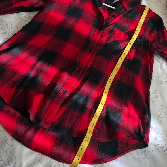 Nordstrom Bp red plaid shirt sz XS - Picture 9 of 10